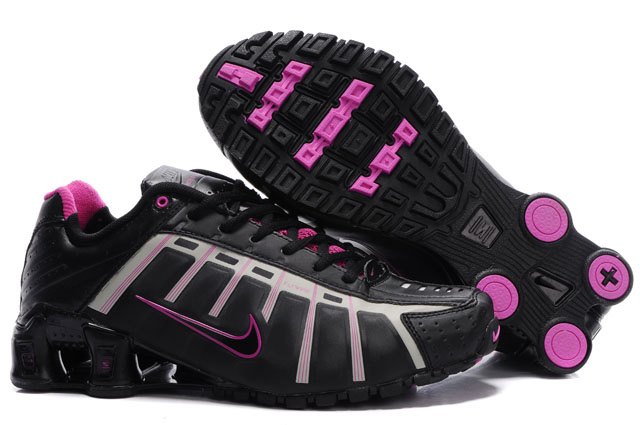 293KB71 2014 Femme Noir Rose Nike Shox NZ Chaussures