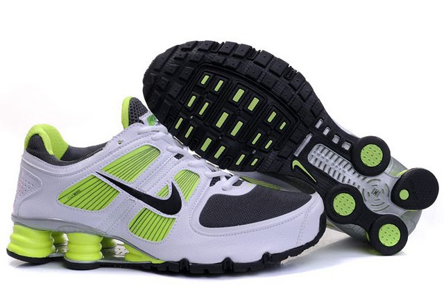 326HQ57 2014 Blanc Vert Homme Nike Shox Turbo Chaussures