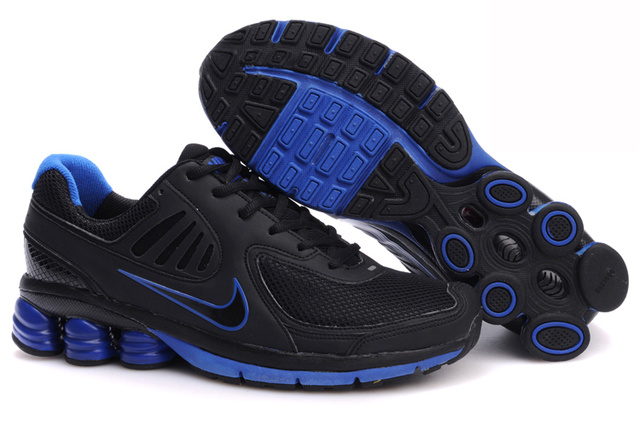 326NY60 2014 Noir RoyalBleu Nike Shox R6 Chaussures Homme