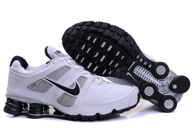 935XY24 2014 Nike Shox Turbo Chaussures Blanc Noir Homme