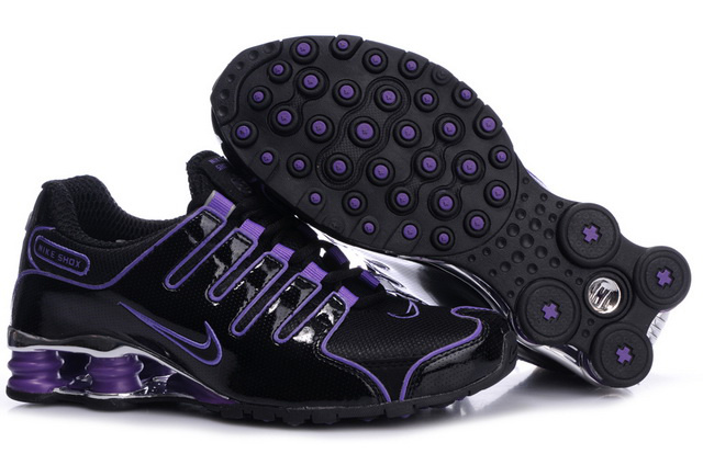 Femme Noir Pourpre Nike Shox NZ Chaussures 879PJ71 2014