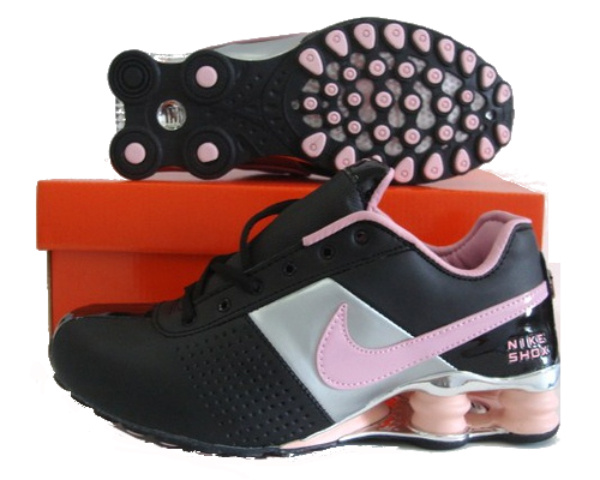 Femme Noir Silver Rose 851QL11 2014 Nike Shox OZ Chaussures
