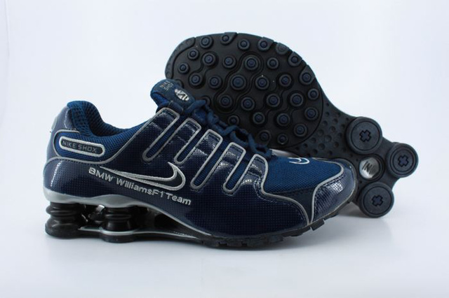 Homme Nike Shox NZ Chaussures 355CO91 2014 Dark Bleu