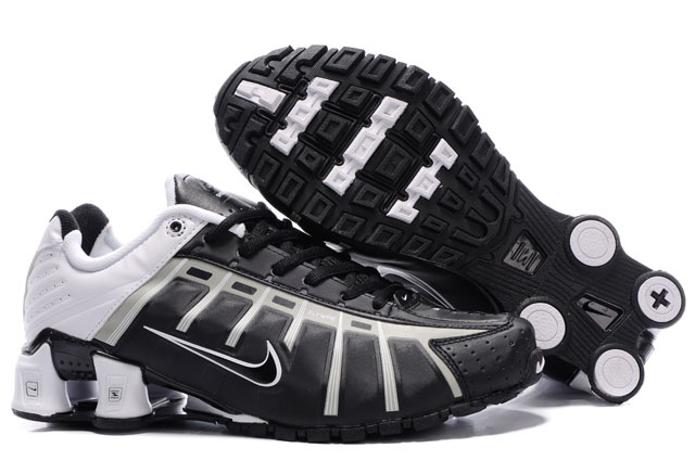 Homme Noir Blanc 926HD94 2014 Nike Shox NZ Classic Chaussures