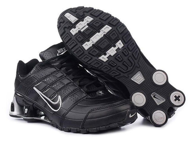 Nike Shox NZ Chaussures 747KJ20 2014 Noir And Silvery Homme