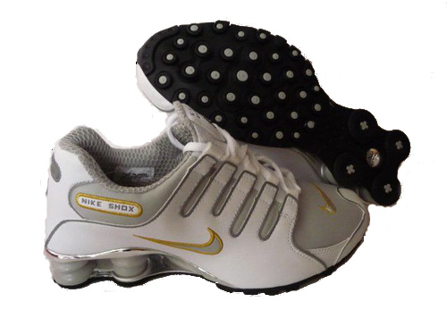 Nike Shox NZ Chaussures Gris Or Homme 338US23 2014