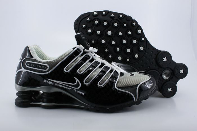 Nike Shox NZ Chaussures Noir Blanc Gris 291XS07 2014 Homme