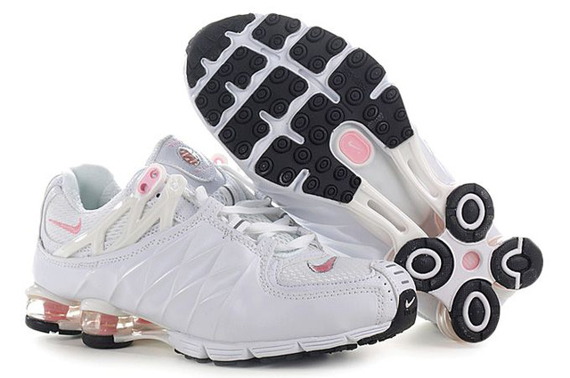 Nike Shox R4 Chaussures Blanc Rose 818HS28 2014 Femme