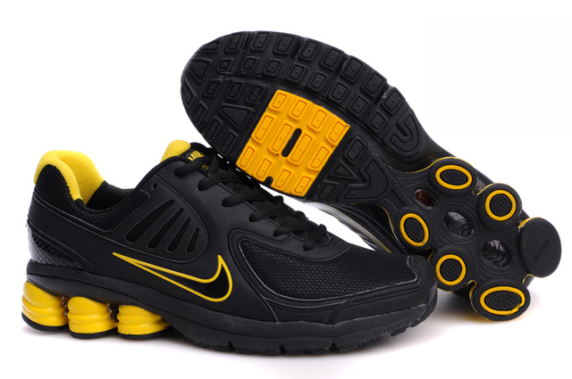 Noir Jaune Homme Nike Shox R6 Chaussures 823FR46 2014