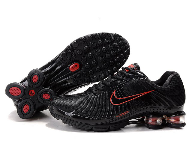 Noir Rouge Homme Nike Shox R4 Fashion Chaussures 328LR87 2014