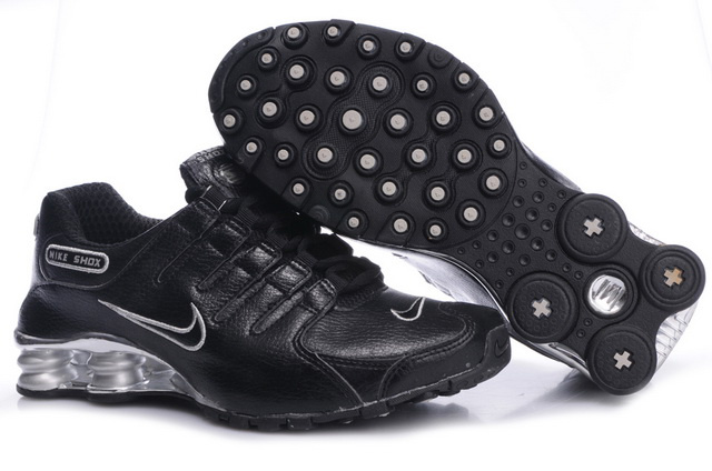 Noir Silvery 090ES22 2014 Homme Nike Shox NZ Chaussures