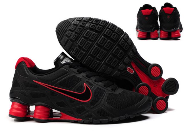 871GP52 2014 Homme Noir/Rouge Nike Shox Turbo 12