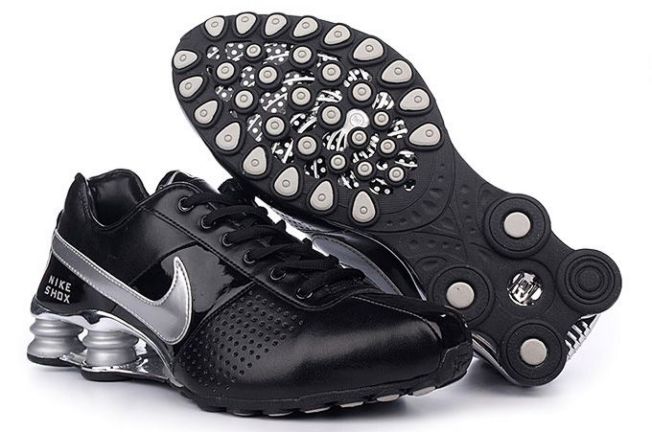 Homme 623AP40 2014 Nike Shox Deliver Noir Silver